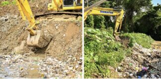 Alcaldía Santiago realiza operativo saniamientos de Cañadas este sábado estuvo en Don Pedro para evitar futuras inundaciones urbanas