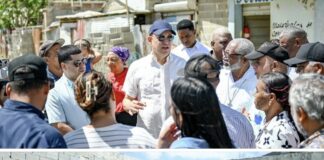 Alcalde de Santiago recorre La Yagüita, Las Charcas y Bella Vista para inspeccionar avances de obras municipales