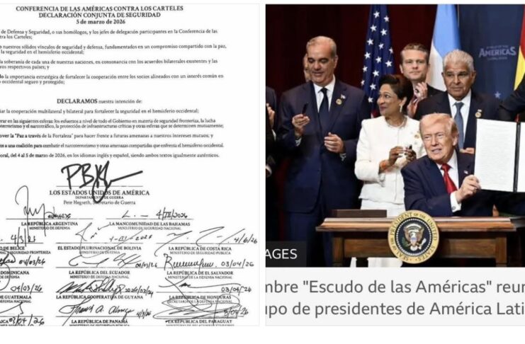 Trump anuncia la creación de una coalición militar anticarteles en la Cumbre Escudo de las Américas en Miami