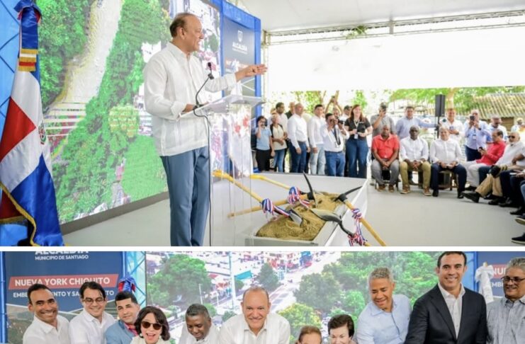 Con inversión de RD$168.6 millones alcaldía Santiago inicia construcción proyecto embellecimiento y saneamiento Nueva York Chiquito